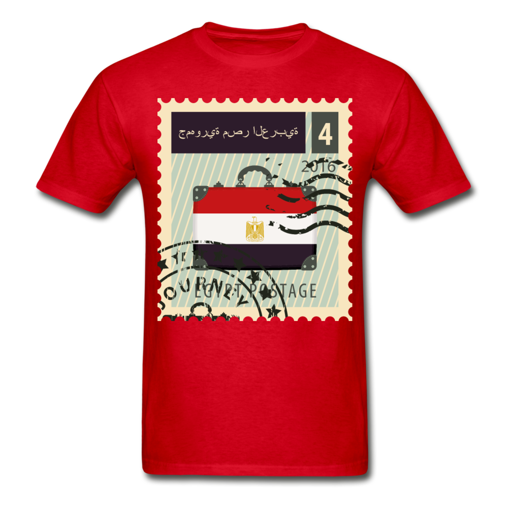EGYPT STAMP - red