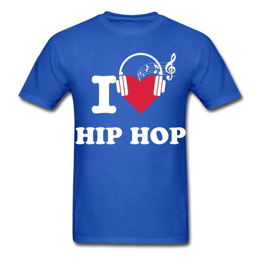 I LOVE HIP HOP - royal blue
