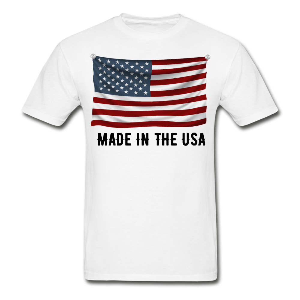MADE IN THE USA - white