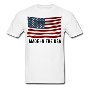 MADE IN THE USA - white