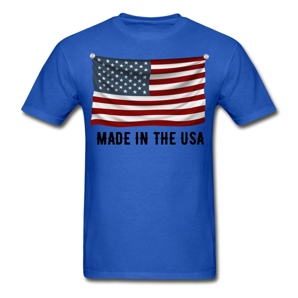 MADE IN THE USA - royal blue