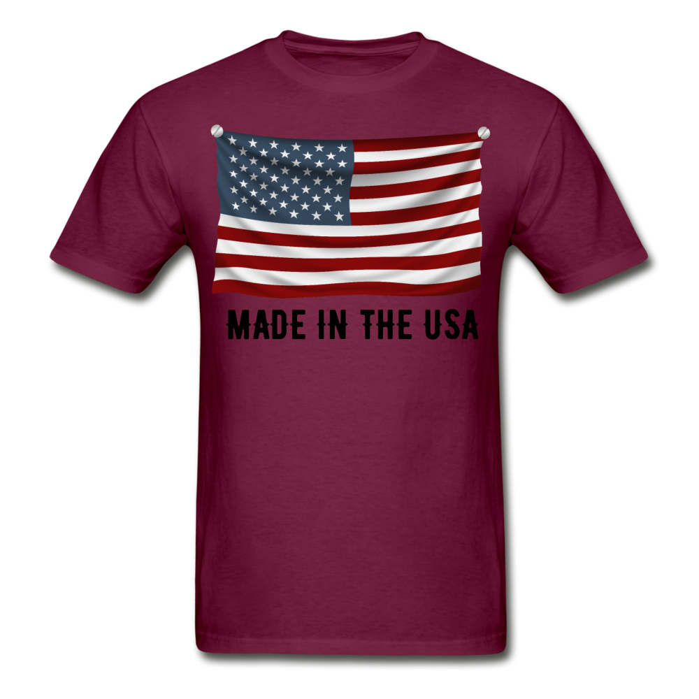 MADE IN THE USA - burgundy