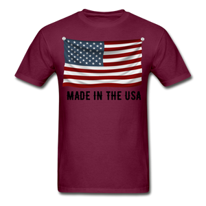 MADE IN THE USA - burgundy