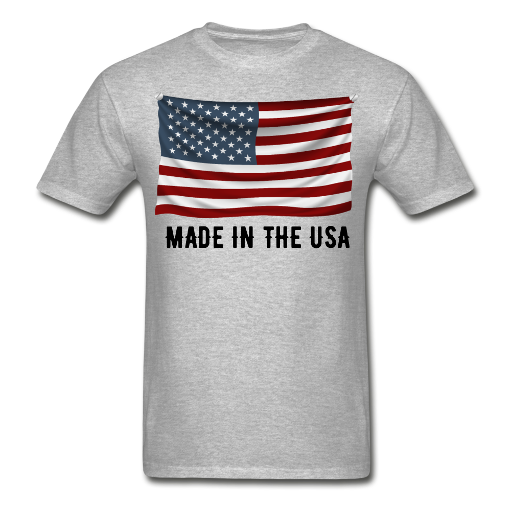 MADE IN THE USA - heather gray