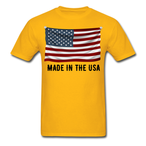 MADE IN THE USA - gold