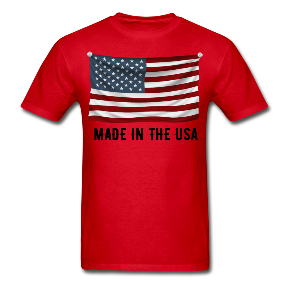 MADE IN THE USA - red