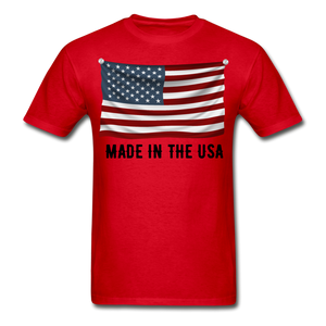 MADE IN THE USA - red