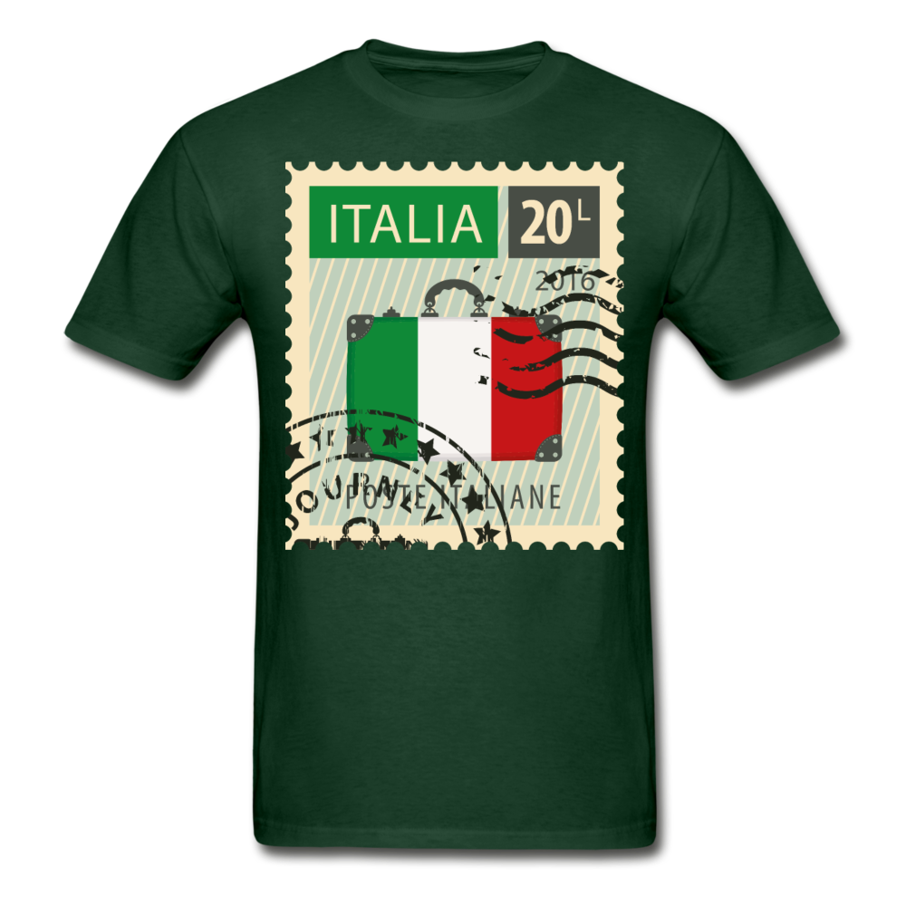 ITALIA STAMP - forest green