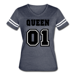 Load image into Gallery viewer, QUEEN - vintage navy/white
