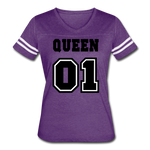 Load image into Gallery viewer, QUEEN - vintage purple/white
