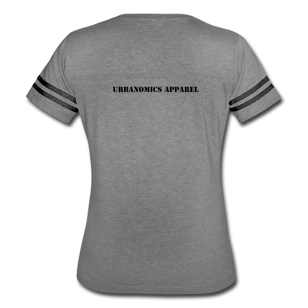 URBANOMICS APPAREL Women’s Vintage Sport T-Shirt - heather gray/charcoal
