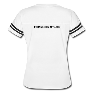 URBANOMICS APPAREL Women’s Vintage Sport T-Shirt - white/black