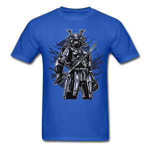Samurai robot - royal blue