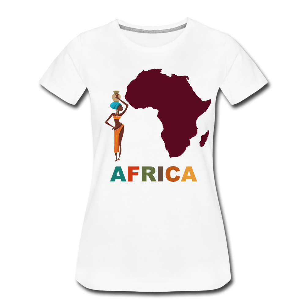 AFRICA/ WHITE T-SHIRT - white