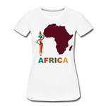 Load image into Gallery viewer, AFRICA/ WHITE T-SHIRT - white
