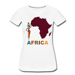 AFRICA/ WHITE T-SHIRT - white