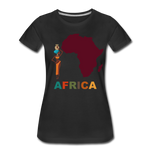 Load image into Gallery viewer, AFRICA/ WHITE T-SHIRT - black
