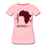 Load image into Gallery viewer, AFRICA/ WHITE T-SHIRT - pink
