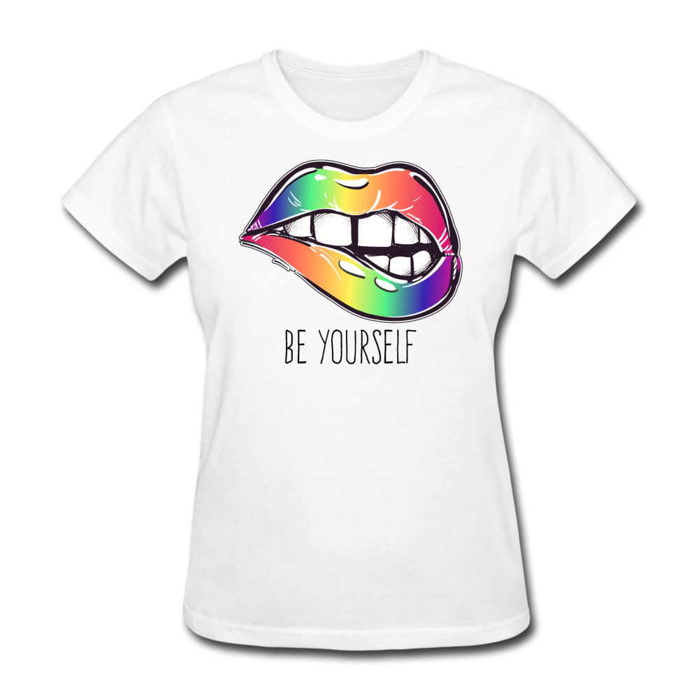 BE YOURSELF - white