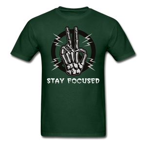 STAY FOCUSED - forest green